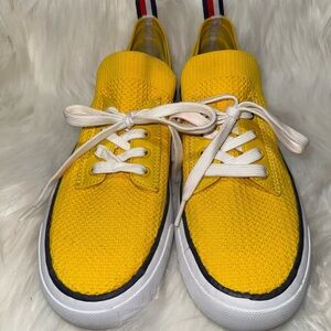 Tommy Hilfiger Yellow Sneakers with White Accents